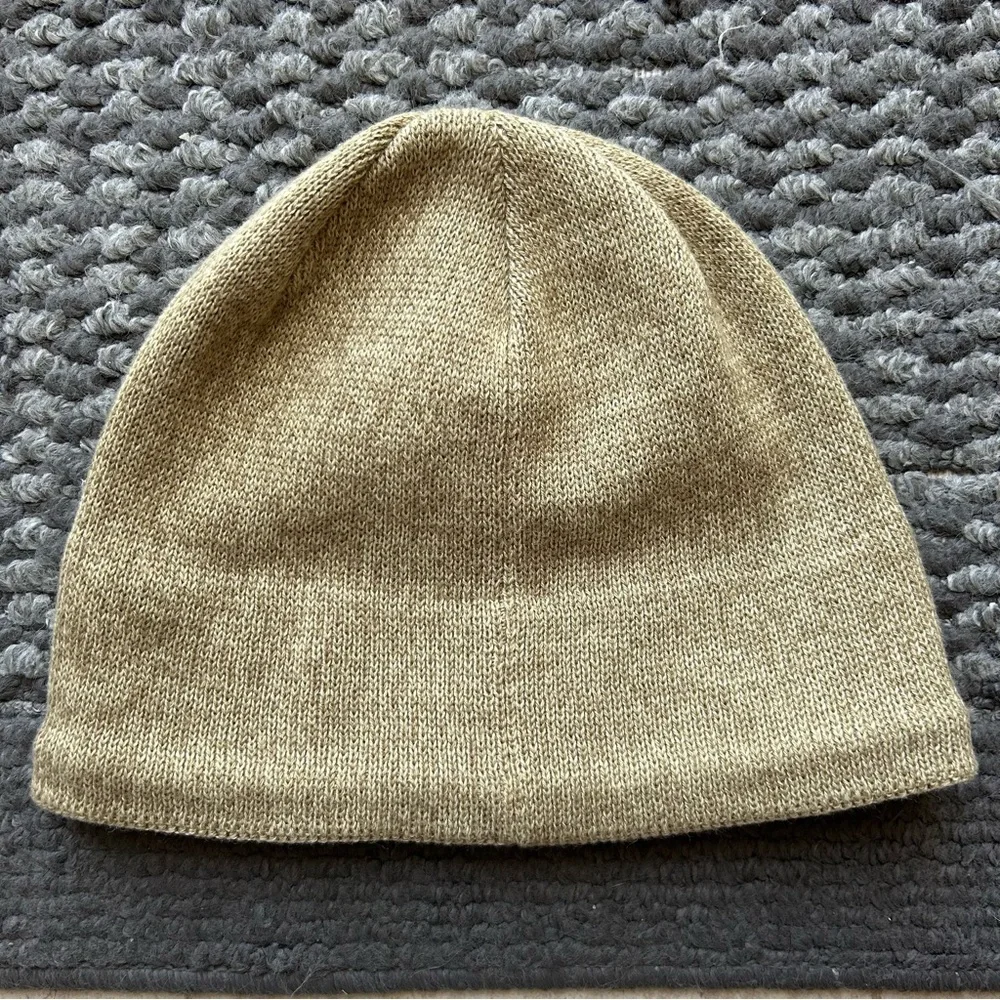The North Face Khaki Stone Heather Beanie Women’s, Olive Tan - Picture 6 of 6